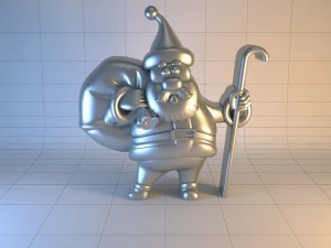 sculpture santa claus 3D Print Model