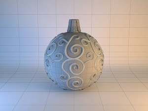 sculpture christmas ball Modelo de impresión 3D