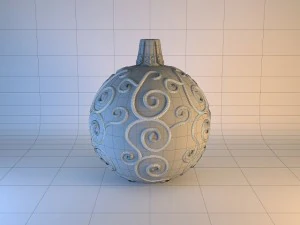 sculpture christmas ball 3D Print Model