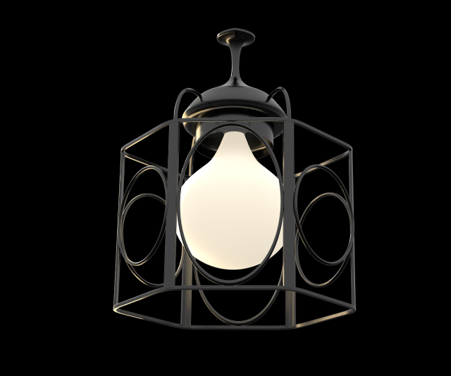 ceiling lamp 3D Модель .c4d .max .obj .3ds .fbx .stl .blend 