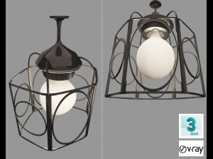 ceiling lamp 3D Модель