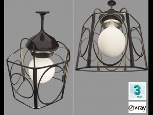 tavan lambası 3D Model