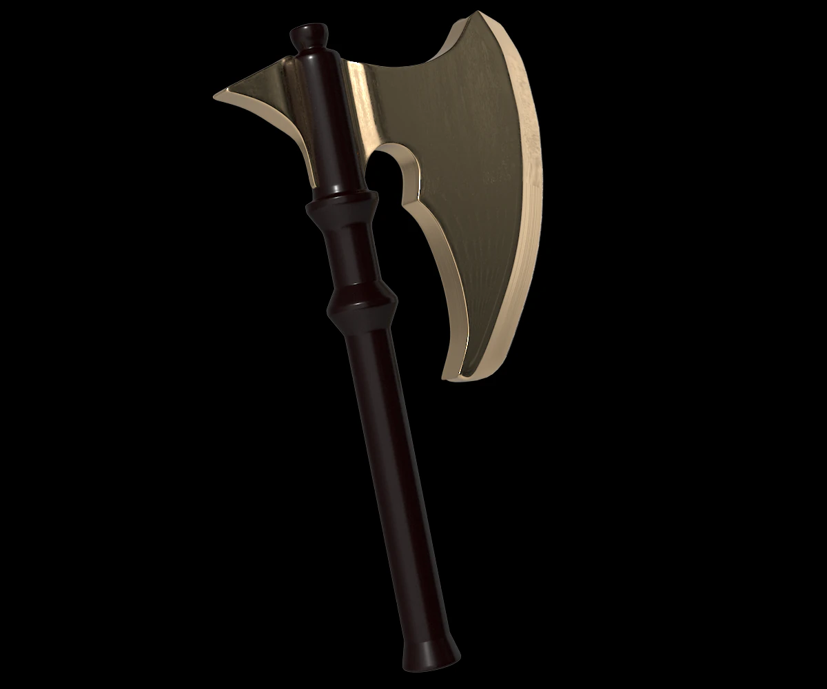 modelo de machado Modelo 3D .c4d .max .obj .3ds .fbx .stl .blend 