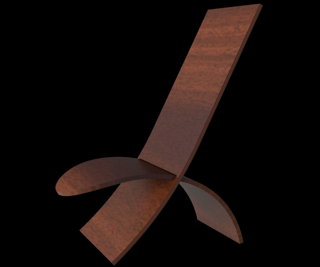 african chair Modelo 3D .c4d .max .obj .3ds .fbx .stl .blend