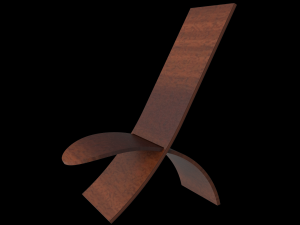 african chair 3D Модель