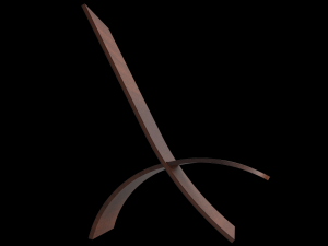 african chair 3D मॉडल