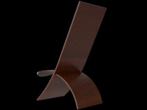 african chair 3D मॉडल