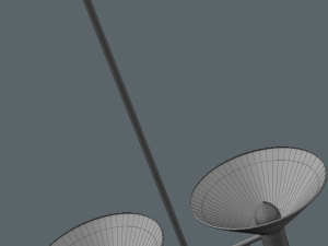 lauriston 2-light up-pendant 3d 3D Modell