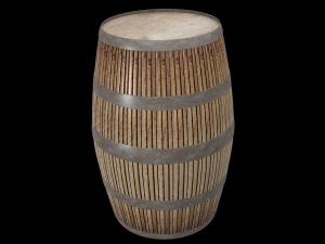 ahşap varil 3D Model