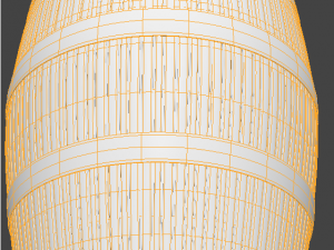 wooden barrel Model 3D