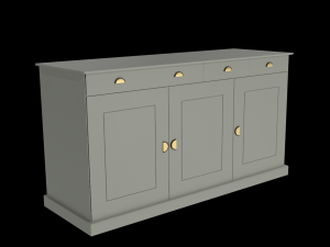 dresser for the dishes Model 3D