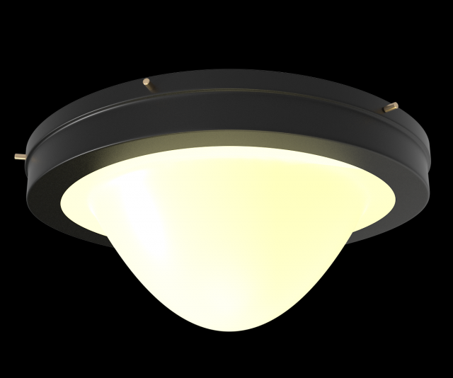 ceiling lamp for roof Model 3D .c4d .max .obj .3ds .fbx .stl .blend 