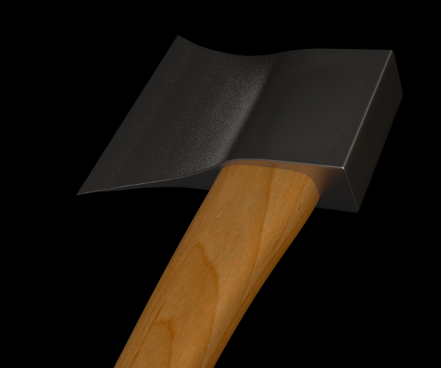 axe model for game characters 3D Model .c4d .max .obj .3ds .fbx .stl .blend 