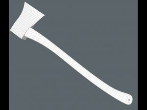 axe model for game characters 3D Model