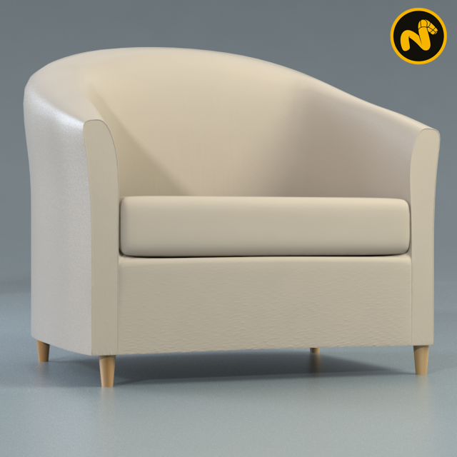 ikea tullsta armchair Model 3D .c4d .max .obj .3ds .fbx .stl .blend 