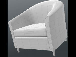 ikea tullsta armchair Model 3D