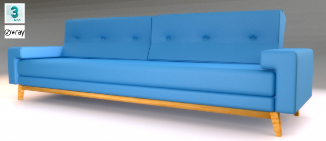 venitti sofa 3D Modell .c4d .max .obj .3ds .fbx .stl .blend