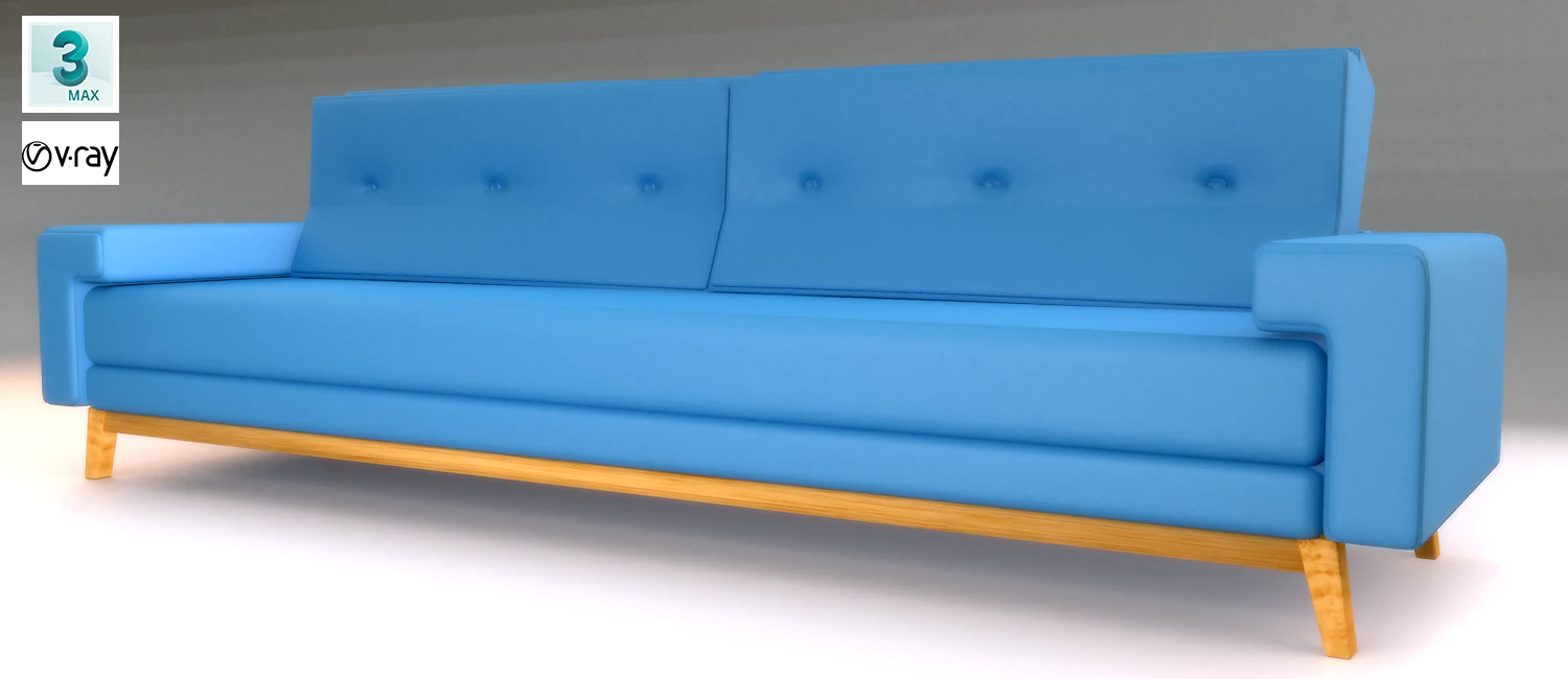 venitti sofa 3D Model .c4d .max .obj .3ds .fbx .stl .blend 