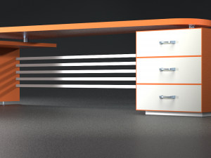 office table Model 3D