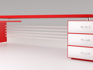 office table Model 3D