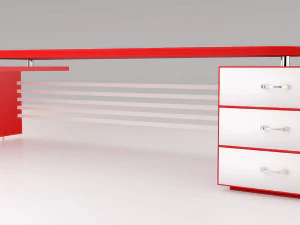office table 3D Model