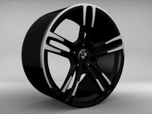bmw m2 wheel 3D Model