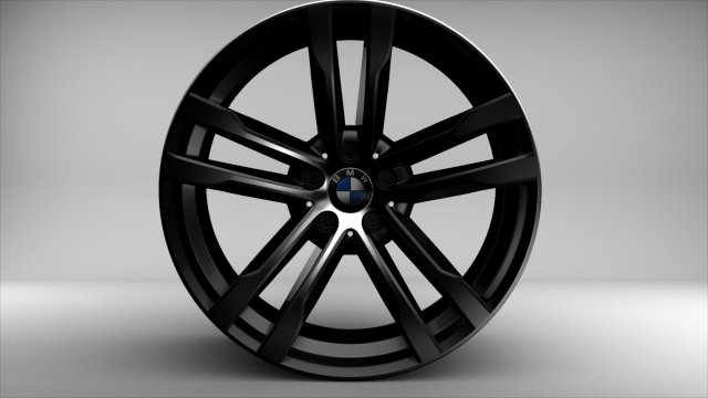 bmw x5m 2016 wheel 3D मॉडल .c4d .max .obj .3ds .fbx .stl .blend 