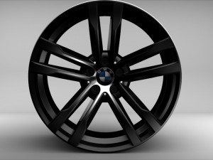 bmw x5m 2016 wheel 3D Модель