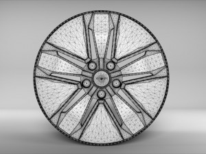 audi r8 e-tron wheel Model 3D