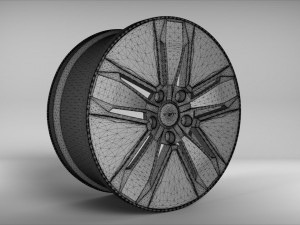 audi r8 e-tron wheel Model 3D