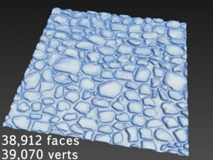 stones tileable various resolutions 3D-Modell