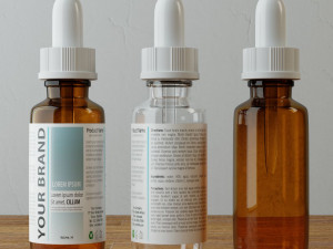dropper bottle Model 3D