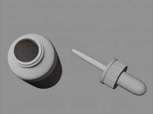dropper bottle Modelo 3D