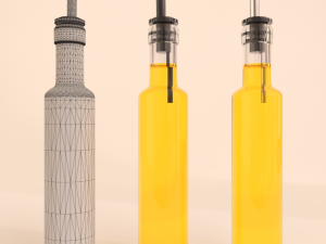 olive oil bottle Modelo 3D