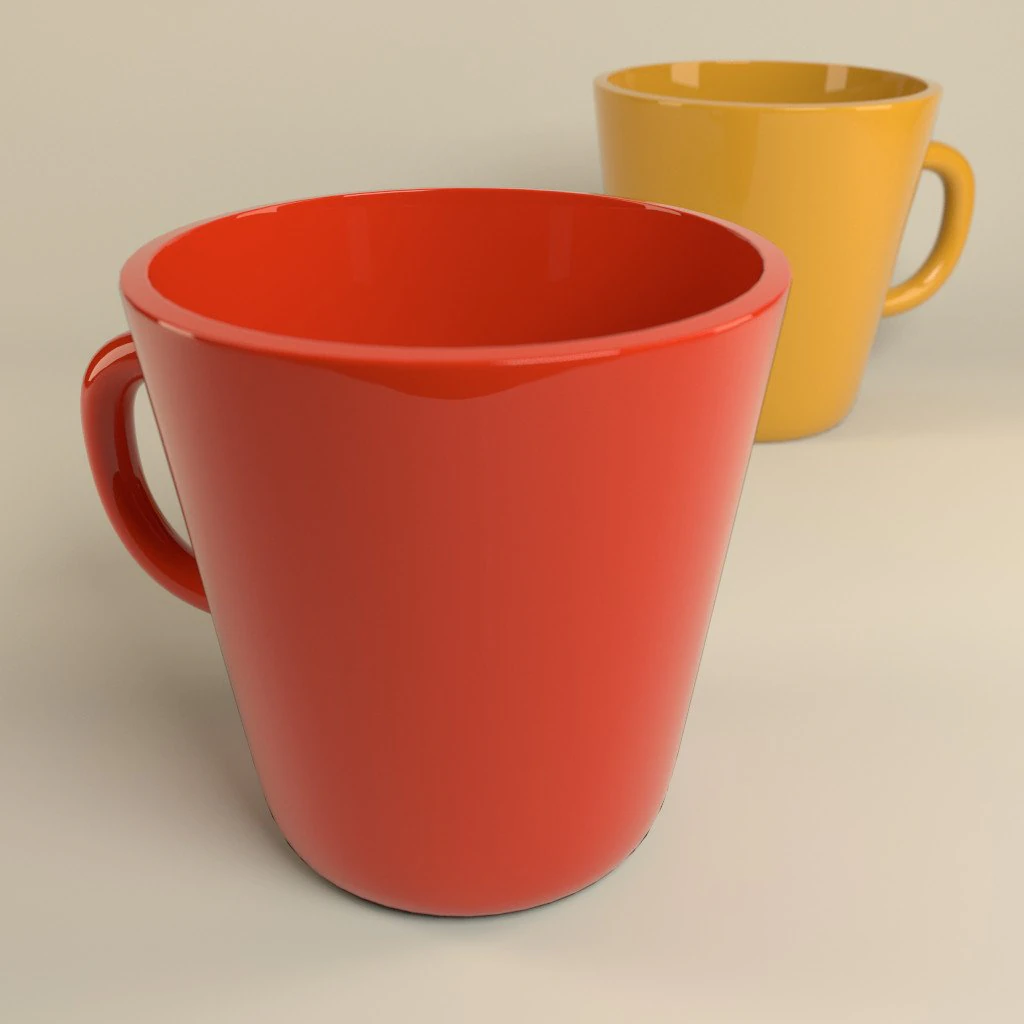 mug 3D Model .c4d .max .obj .3ds .fbx .stl .blend