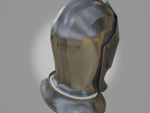 knight helmet Model 3D