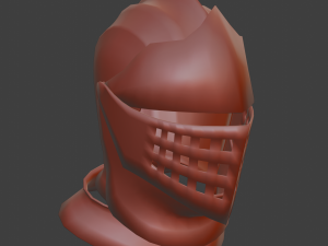 knight helmet Model 3D