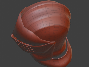 knight helmet Model 3D