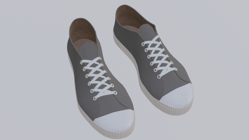 Sneakers 3D 모델 .c4d .max .obj .3ds .fbx .stl .blend