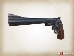 44 magnum revolver game-ready 3D मॉडल