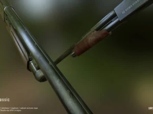 remington 870 ac shot gameready 3D Model