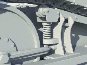 tank renault ft17 Modelo 3D