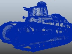 tank renault ft17 Modelo 3D