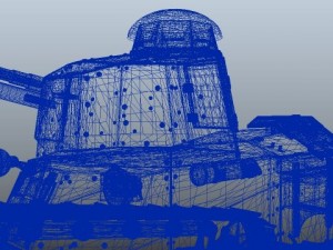 tank renault ft17 Modelo 3D