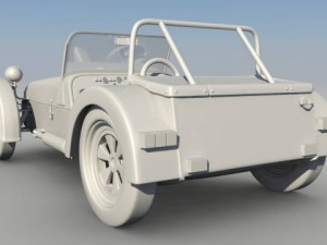 caterham 7 Model 3D
