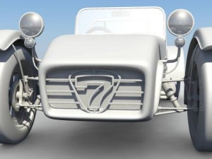 caterham 7 Model 3D