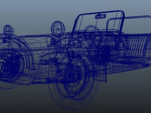 caterham 7 Model 3D