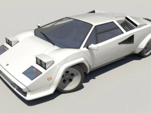 Lamborghini Countach LP5000 3D Model