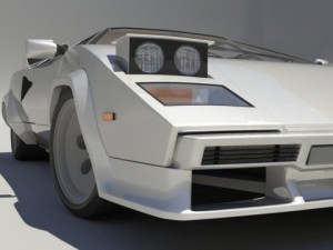 lamborghini countach lp5000 Modello 3D