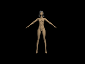 naked girl 3D Model